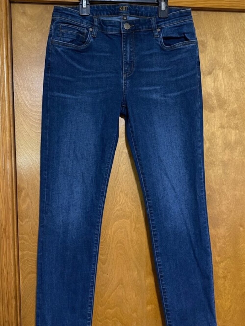 KUT from the Kloth Boyfriend Jeans Size 10 Medium Wash Tapered SP094MJ6